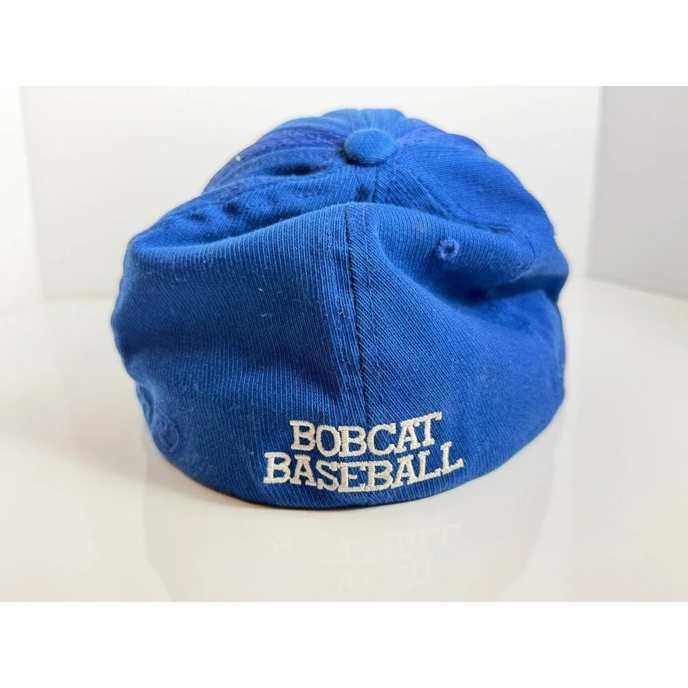 Bobcat Baseball Hat Richardson PTS 10 Men's SM-MED Royal Blue Flexfit Mesh